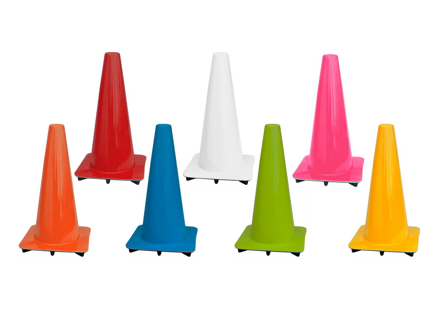TC6 COLORED PVC TRAFFIC CONES John M Warren Inc.