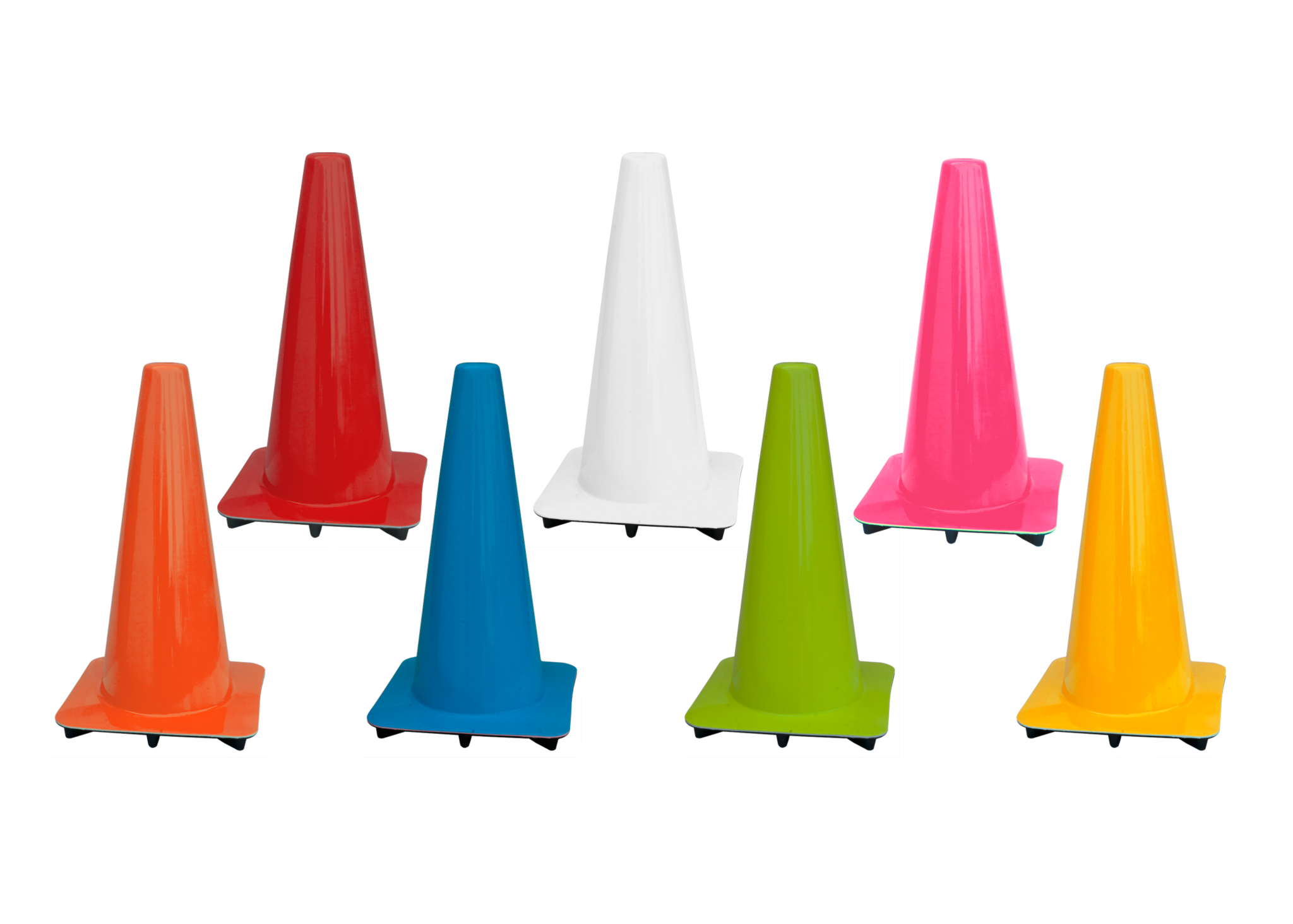 TC6 COLORED PVC TRAFFIC CONES John M Warren Inc.